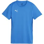 Puma Teamgoal Jersey Wmn Electric Blue Lemonade-White, størrelse Small