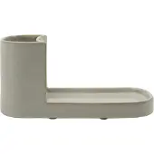 Meraki Datura Børste-og sæbeholder Shellish grey