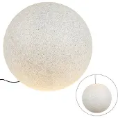 QAZQA Moderne udendørslampe grå 77 cm IP65 - Nura