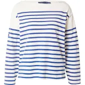 Ralph Lauren Polo Ralph Laurentil kvinder. 211928804001 Skjortekjole i bomuld med hvidt bælte (44), Casual, Lange ærmer