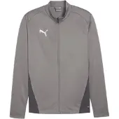 Puma Træningsjakke teamGOAL - Grå/Hvid, størrelse Small