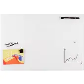 Naga Magnetisk glastavle 40x60 cm hvid