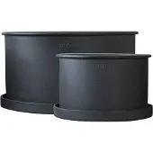 DBKD Plant bowl krukke 2-pak Black
