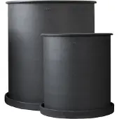 DBKD Plant pot krukke large 2-pak Black