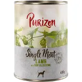 Purizon Single Meat 6 x 400 g - Lam med humleblomster