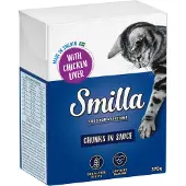 Smilla Økonomipakke: 24 x 370 / 380 g Bidder - Kyllingelever i sauce (370 g)