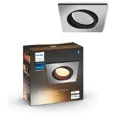 Philips Hue Milliskin Indbygningsspot Rund - Aluminium