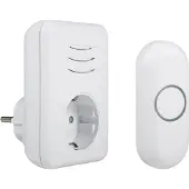 Byron DBY-22313, Hvid, 80 dB, Hjem, Kontor, IP44, Plast, Digital