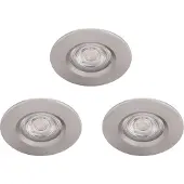 Philips Funktionel Indbygningsspot, LED, 2700 K, 220-240 V, Nikkel
