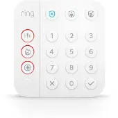 Ring Alarm Keypad - 2nd Generation - tastatur - trådløs - Z-Wave - hvid