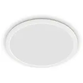 Philips Superslim CL550 - Væg/loftslampe - LED - 15 W - 2700 K - rund - hvid