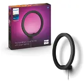Philips Hue White and Color Ambiance Sana - Væglampe - LED - 20 W (tilsvarende 175 W) - klasse G - 16 millioner farver/varmt til køligt hvidt lys - 2000-6500 K - sort