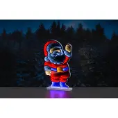 24hShop Lysdekoration Spejllys Julemand