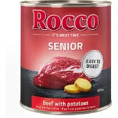 Rocco Økonomipakke: Senior 24 x 800 g - Okse & Kartoffel