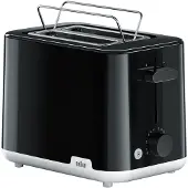 Braun HT1010BK, 2 skive(r), Sort, Plast, Dreje, 900 W, 132 x 35 x 119 mm