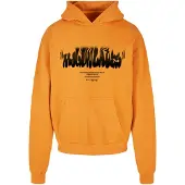 MJ Gonzales Sweatshirt 'Rising' orange / sort