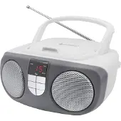 Soundmaster SCD1400WE, Grå, Hvid, Bærbar CD-afspiller