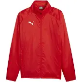 Puma Jakke teamGOAL All Weather - Rød/Hvid, størrelse Large