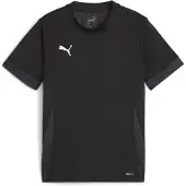 Puma Trænings T-Shirt teamGOAL - Sort/Hvid/Mørk grå Børn, størrelse 152 cm