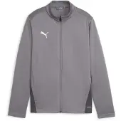 Puma Træningsjakke teamGOAL - Grå/Hvid Børn, størrelse 140 cm