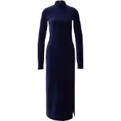 G-Star Velvet Slit Kjole Med Lange ærmer