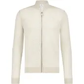Blue industry struktureret vest i ecru Beige Off-white måle