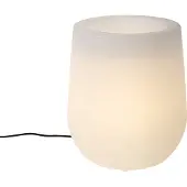 QAZQA Udendørs gulvlampe Blomsterpotte hvid IP44 - Flowerpot