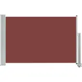 vidaXL Sammenrullelig Sidemarkise Til Terrassen - Brun / 60 x 300 cm