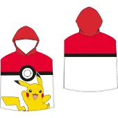 MCU Pokemon Poncho badehåndklæde med hætte - 100 procent bomuld