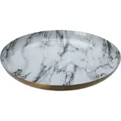 Home Styling Collection dekorationstallerken hvid marmor