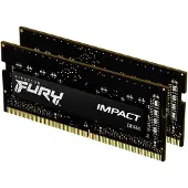 Kingston FURY Impact DDR4-3200 - 32GB - CL20 - Dual Channel (2 pcs) - Intel XMP - Sort