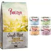 Purizon Single Meat Kylling med Kamilleblomster - 6,5 kg