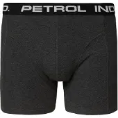 Petrol Industries Boksershorts grå-meleret / sort / hvid