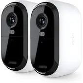 Arlo Essential 2 2K Udendørs Sikkerhedskamera 2-pak