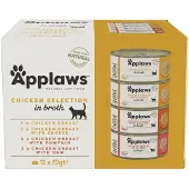 Applaws Økonomipakke: 24 x 70 g i bouillon - Makrel & Sardiner