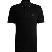 BOSS BOSStil mænd. 50507699 Passertip polo shirt sort (XXL), Casual, Syntetisk, Korte ærmer