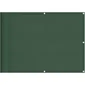 vidaXL altanafskærmning 75x800 cm 100 % polyester mørkegrøn