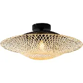 QAZQA Oriental udendørs loftslampe bambus 50 cm IP44 - Rina