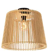 QAZQA Rustik udendørs loftslampe træ IP44 - Jayla