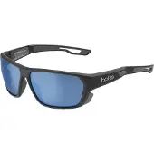 Bolle - Solbriller - Airfin Black Matte - Volt+ Offshore Polarized til UnisexNylon - Sort
