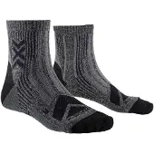 X-socks - Vandretøj - Hike Perform Merino Ankle Black Charcoal til UnisexUld - Størrelse 35-38 - Sort