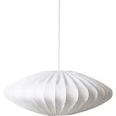 Watt & Veke Ellipse lampeskærm 65 cm bomuld Hvid