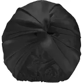 Slip Pure Silk Turban Black Håndklæde 1 stk.