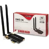Inter-Tech DMG-36 - Netværksadapter - PCIe 2.0 - Bluetooth 5.2, Wi-Fi 6E