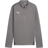 Puma Teamgoal Training 1/4 Zip Top Wmn Cast Iron-White-shadow Gray, størrelse X-Large