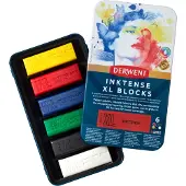 Derwent XL Inktense Blocks 6 stk. i tinæske