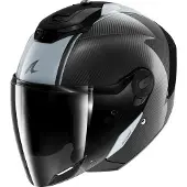 Shark Rs Jet Carbon Blank åben Hjelm