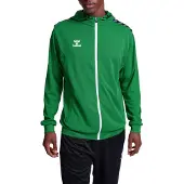 Hummel Sportssweatjakke 'Authentic' grøn / sort / hvid