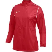 Nike Regnjakke Repel Park 20 - Rød/Hvid Kvinde, størrelse Small
