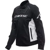 Dainese Air Frame 3 Dame- Tekstiljakke (IT40) Sort/Hvid 34